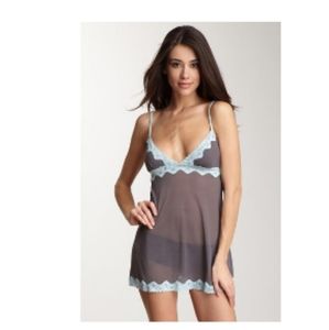 Honeydew mesh chemise NWT
